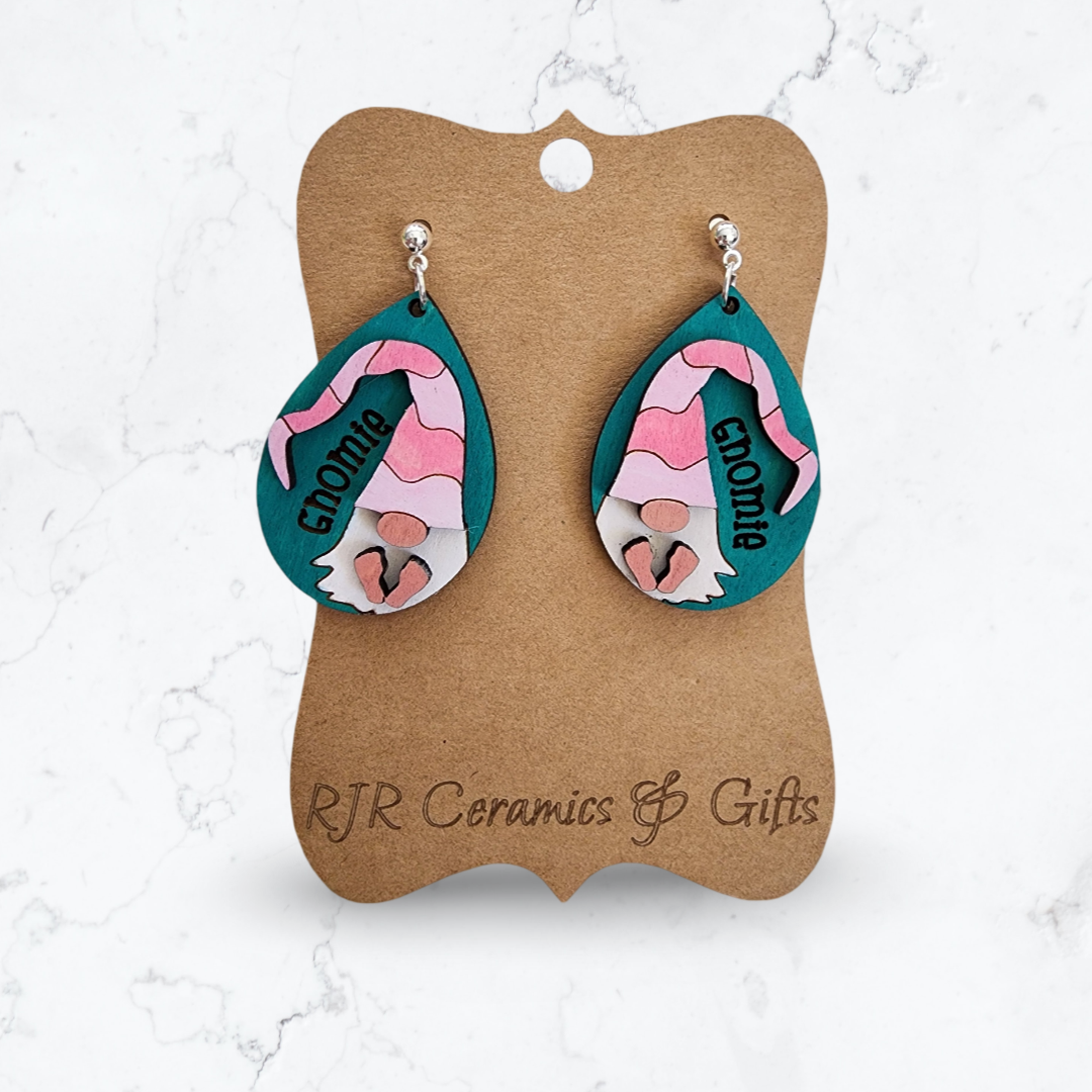 Pink Gnomie Earrings