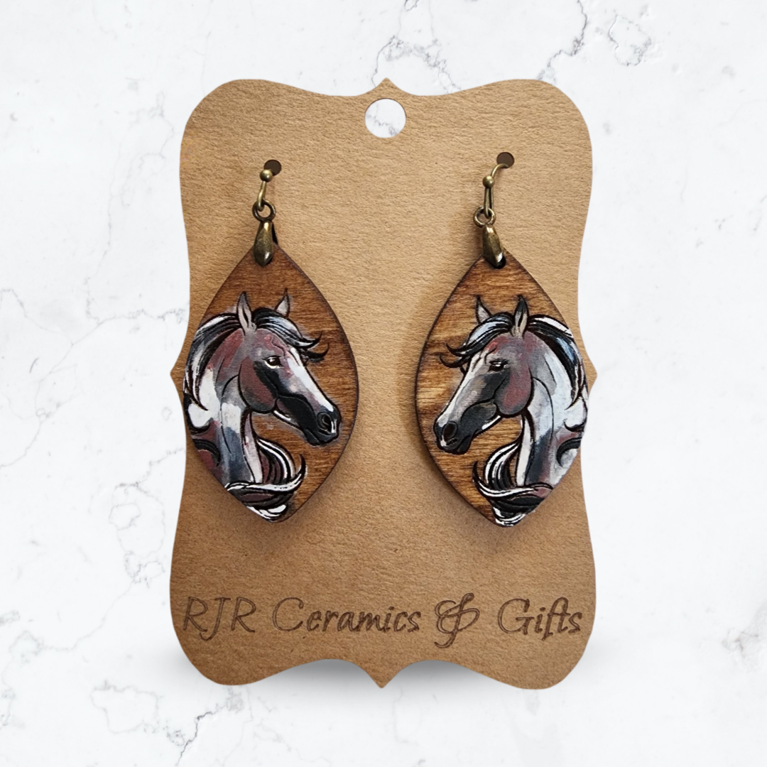 Paint Horse Earrings