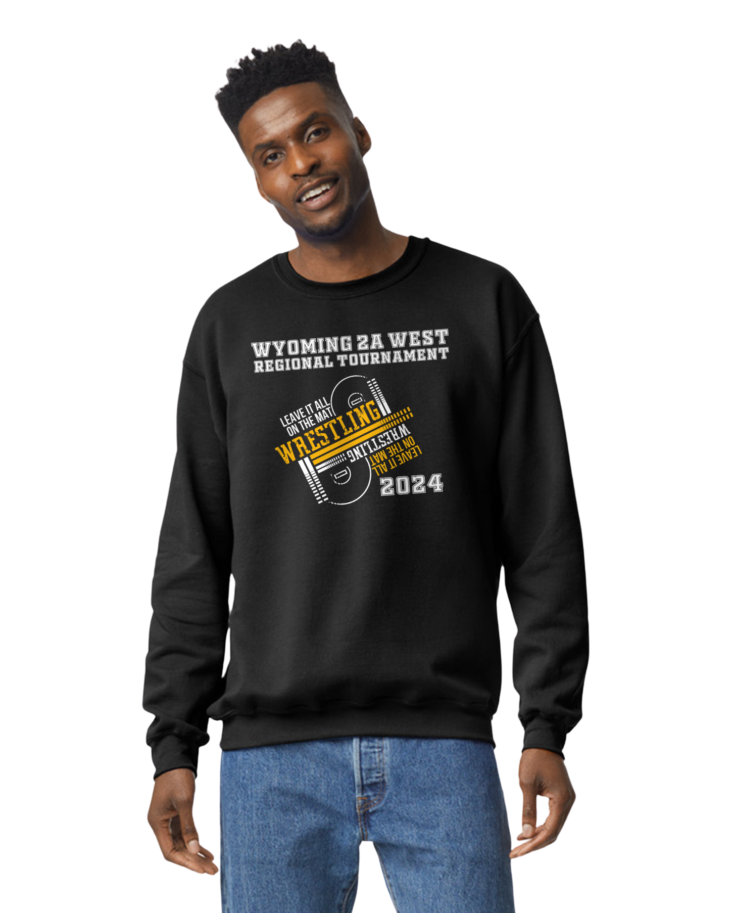 Wyoming 2A West Regional Wrestling Crewneck