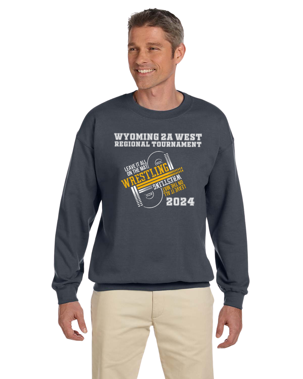 Wyoming 2A West Regional Wrestling Crewneck