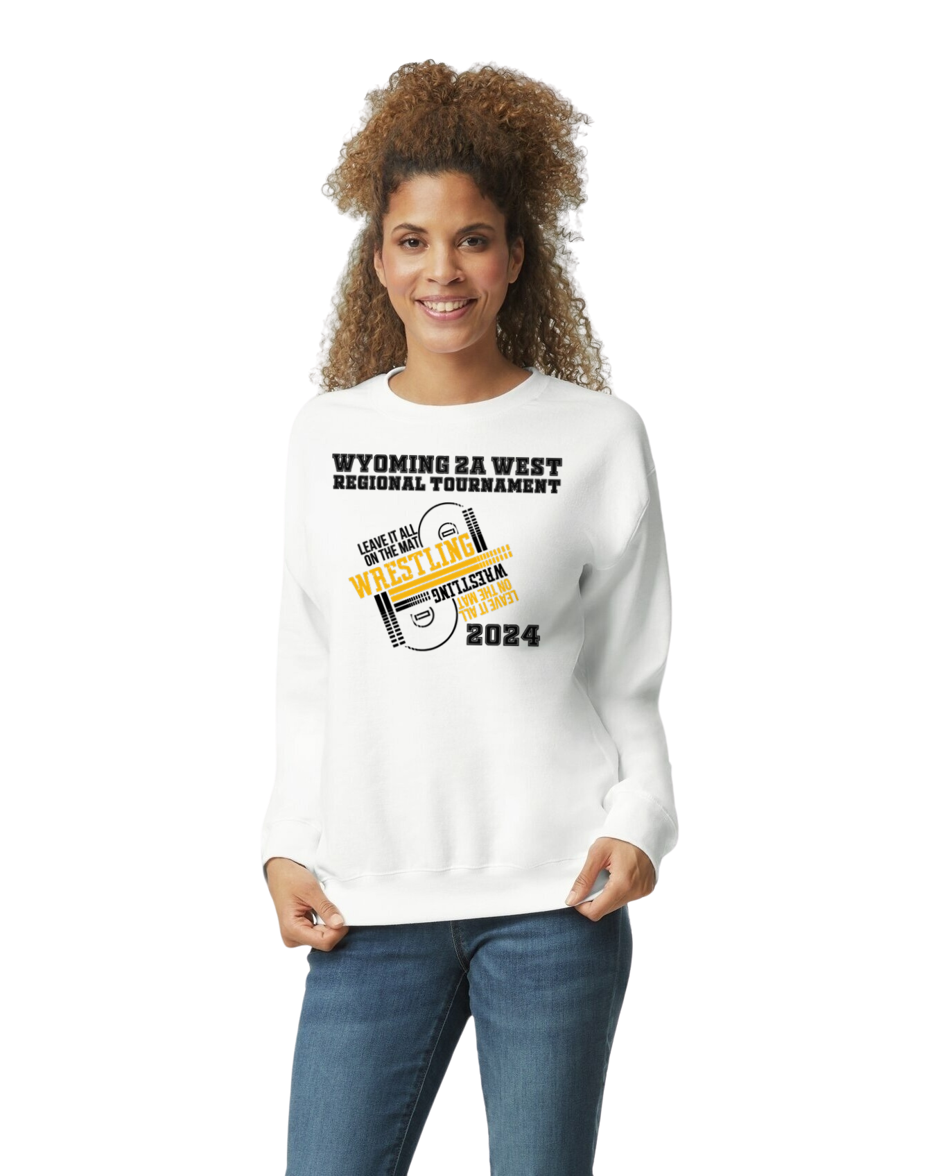 Wyoming 2A West Regional Wrestling Crewneck