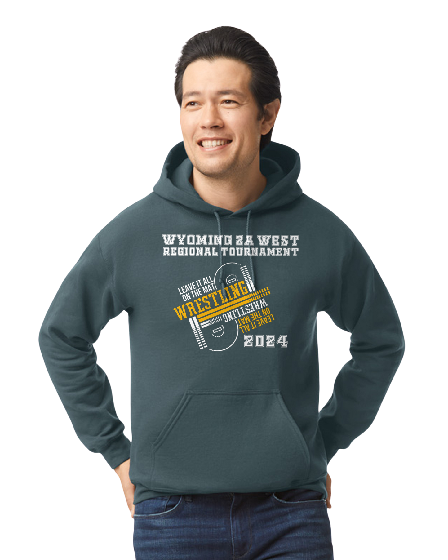 Wyoming 2A West Regional Wrestling Hoodie