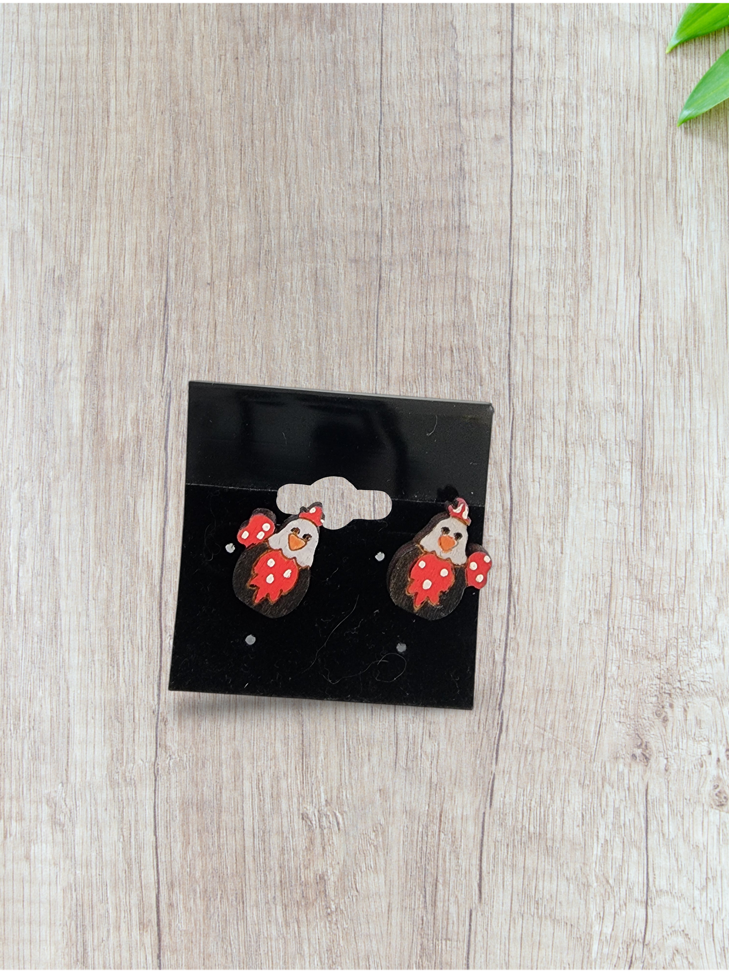 Chicken Stud Earrings