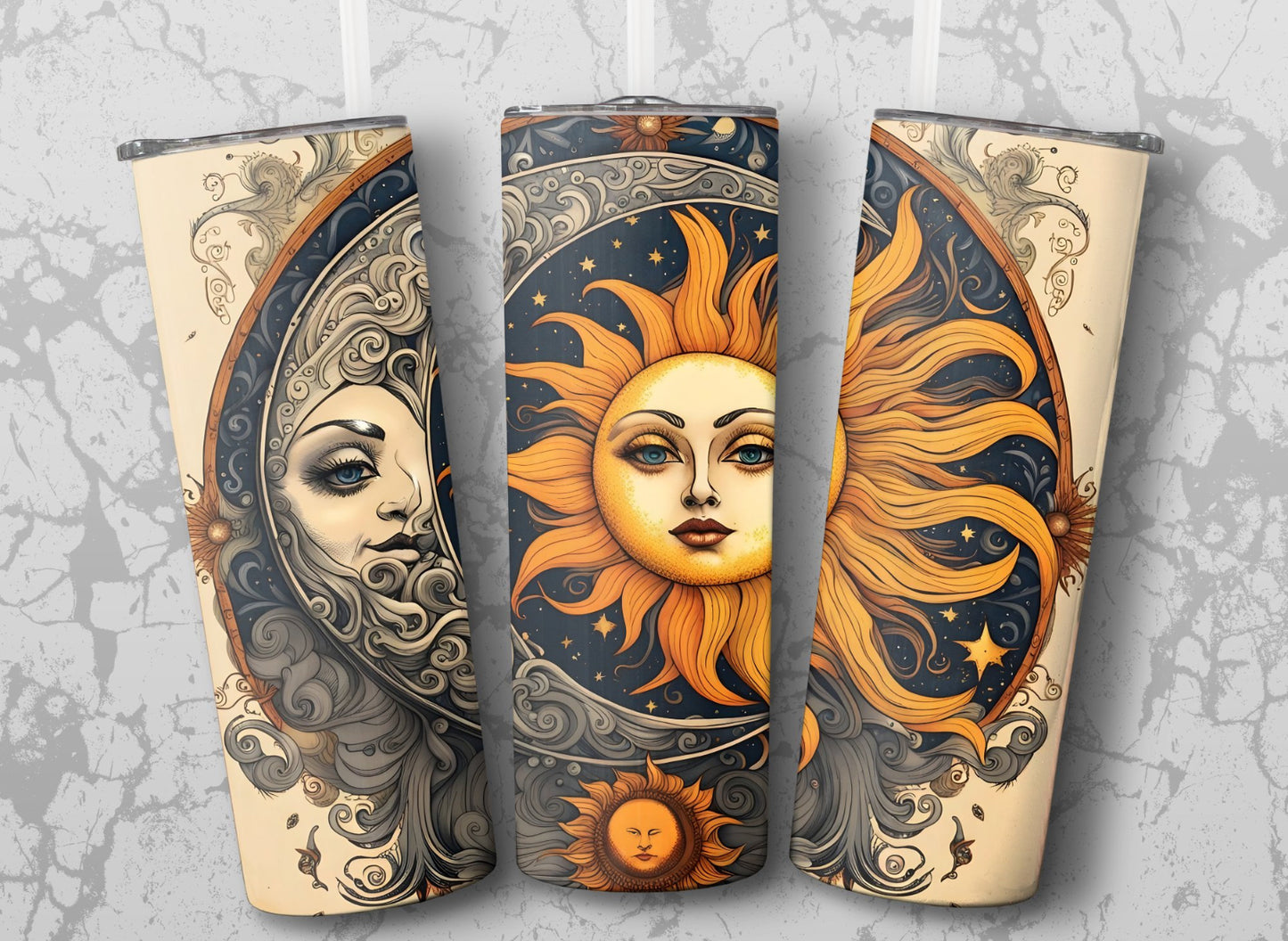 Sun and Moon Tumbler