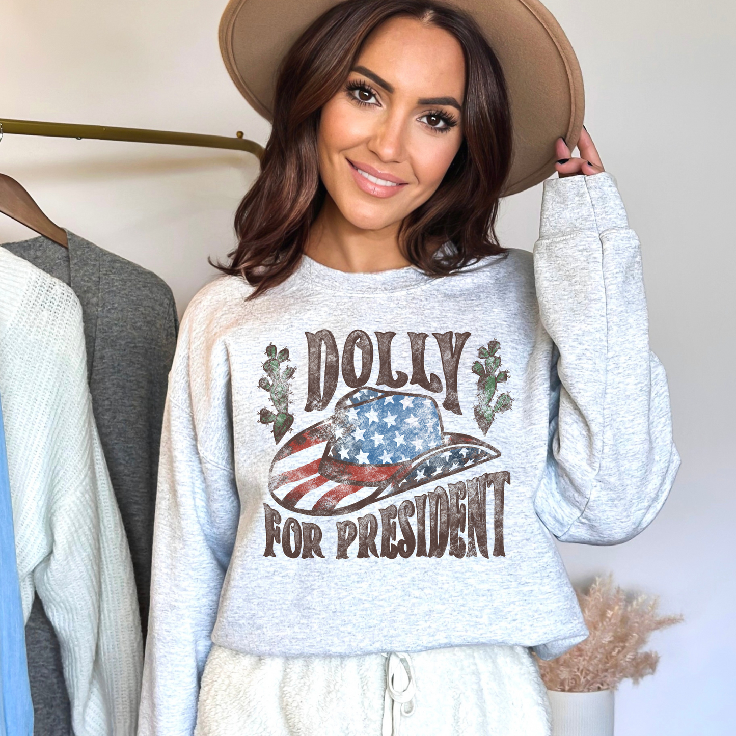 Distressed Dolly For President
