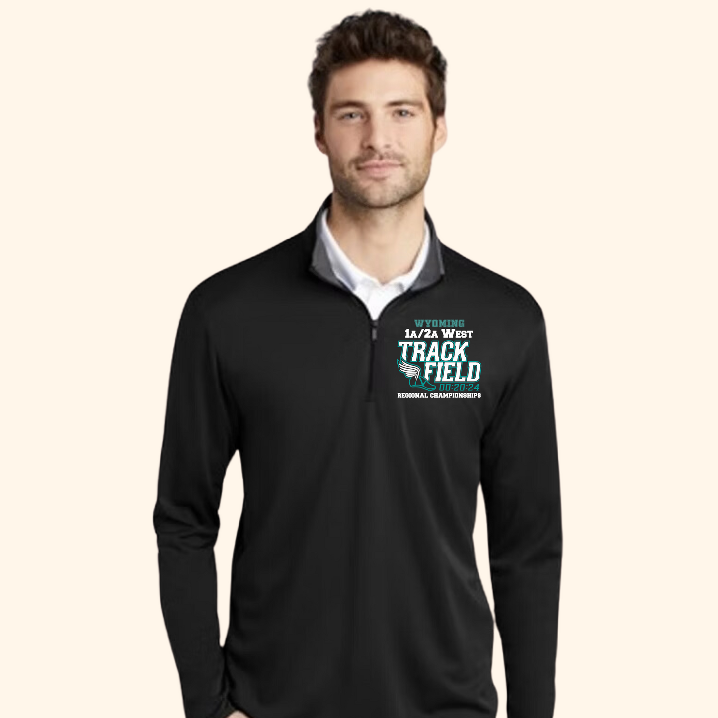 Wyoming 1A/2A West Regional Track 1/4 Zip Performance Jacket