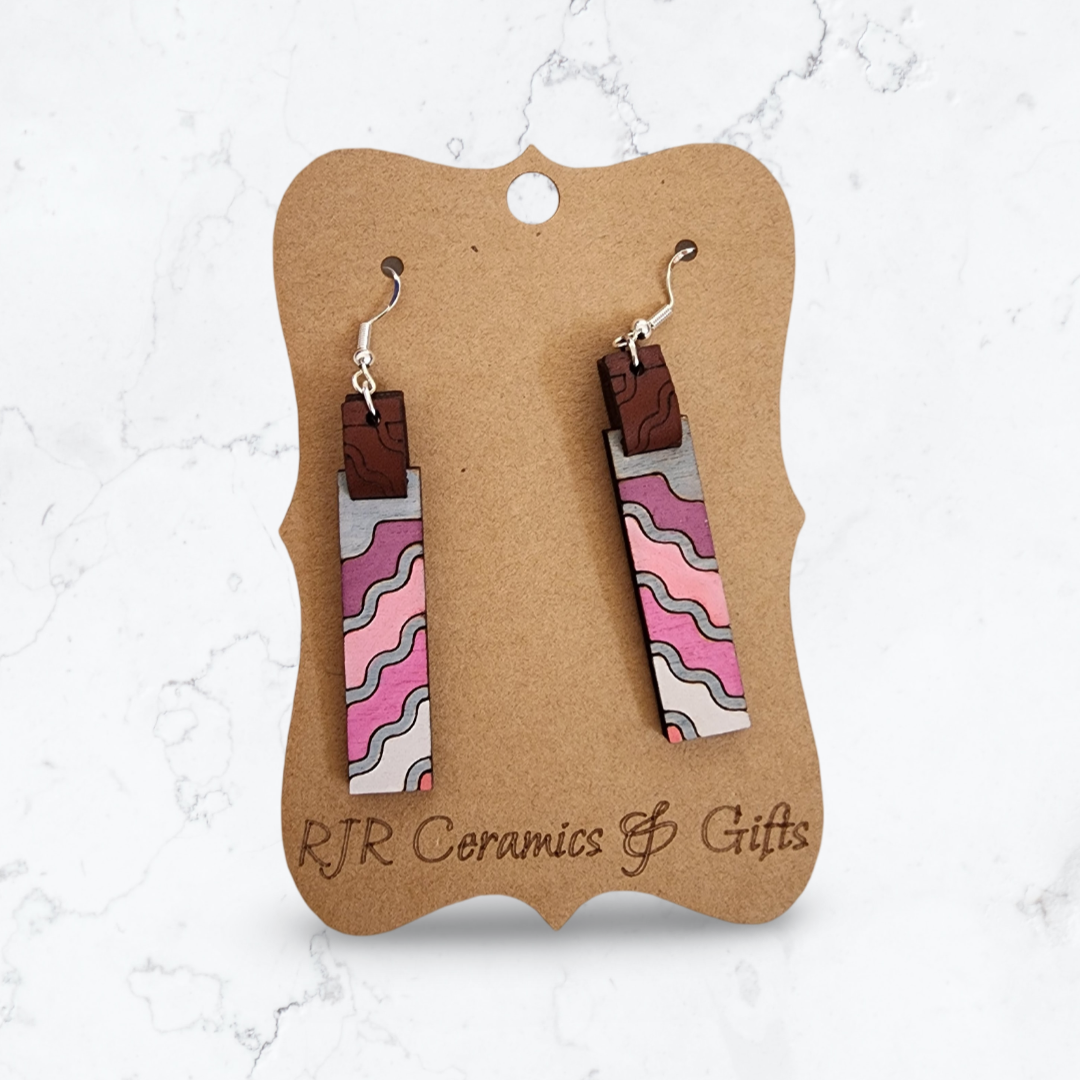 Shades of Pink - Rivers Earrings