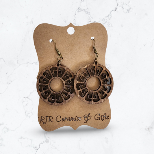 Cut Out Wheel Earrings - Provincial