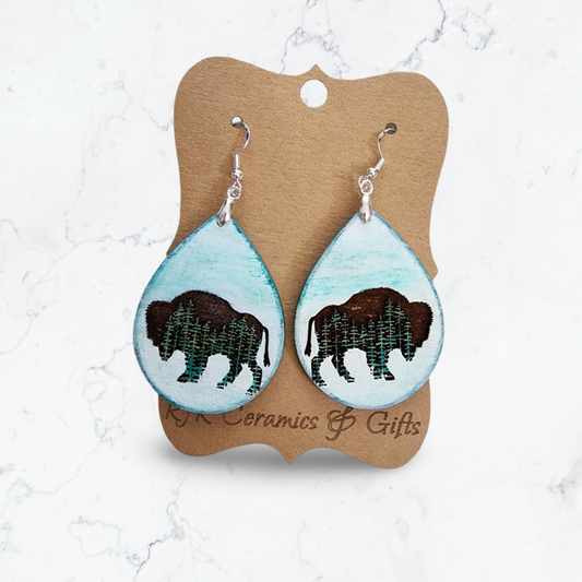 Buffalo Forest Earrings