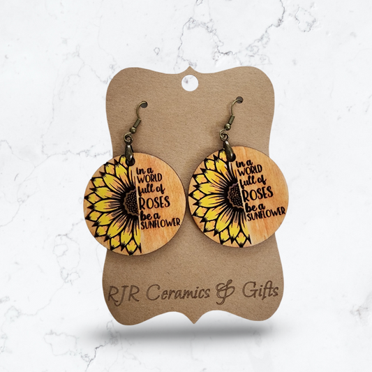 Be a Sunflower Earrings