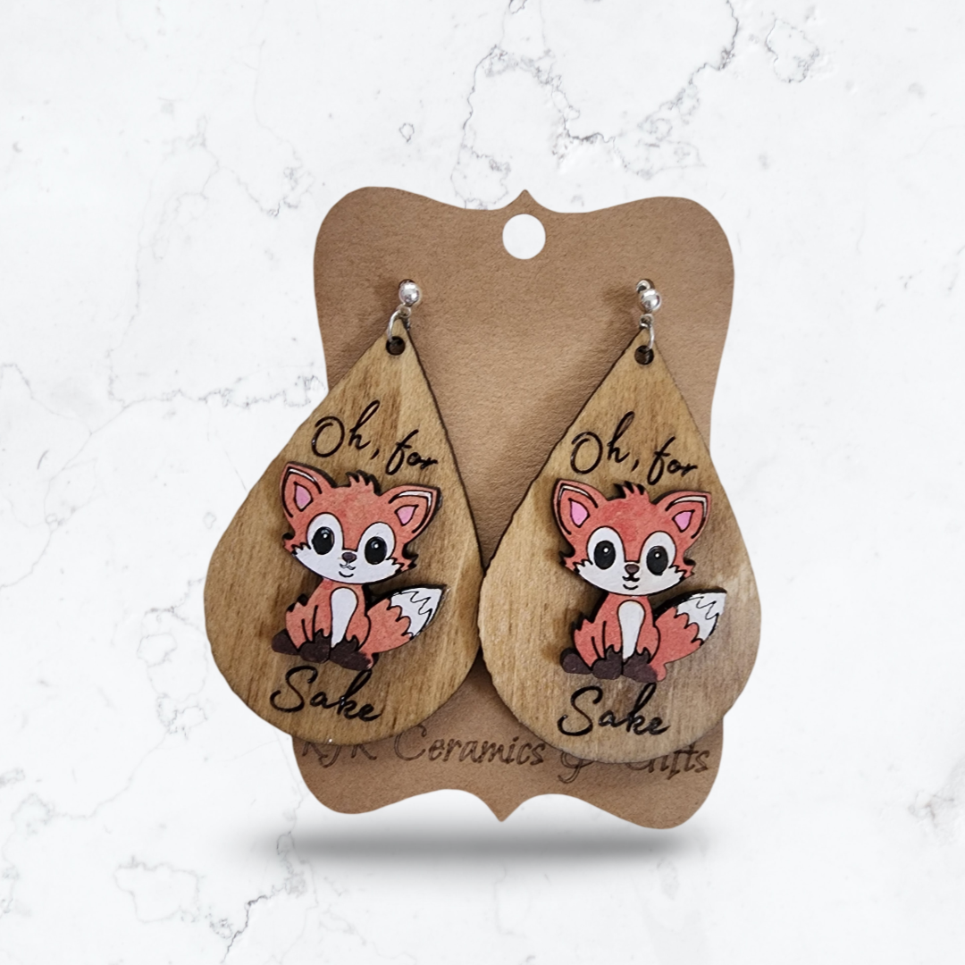 Oh For Fox Sake Earrings