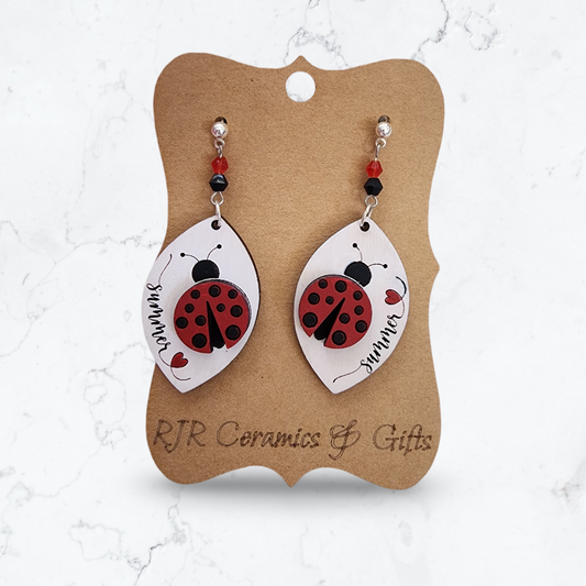 Summer Ladybug Earrings