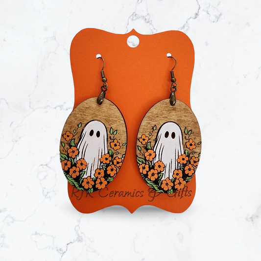 Ghost in Flowers Earrings