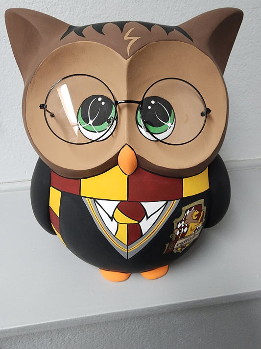 Custom Owl Piggy Bank or Night Light